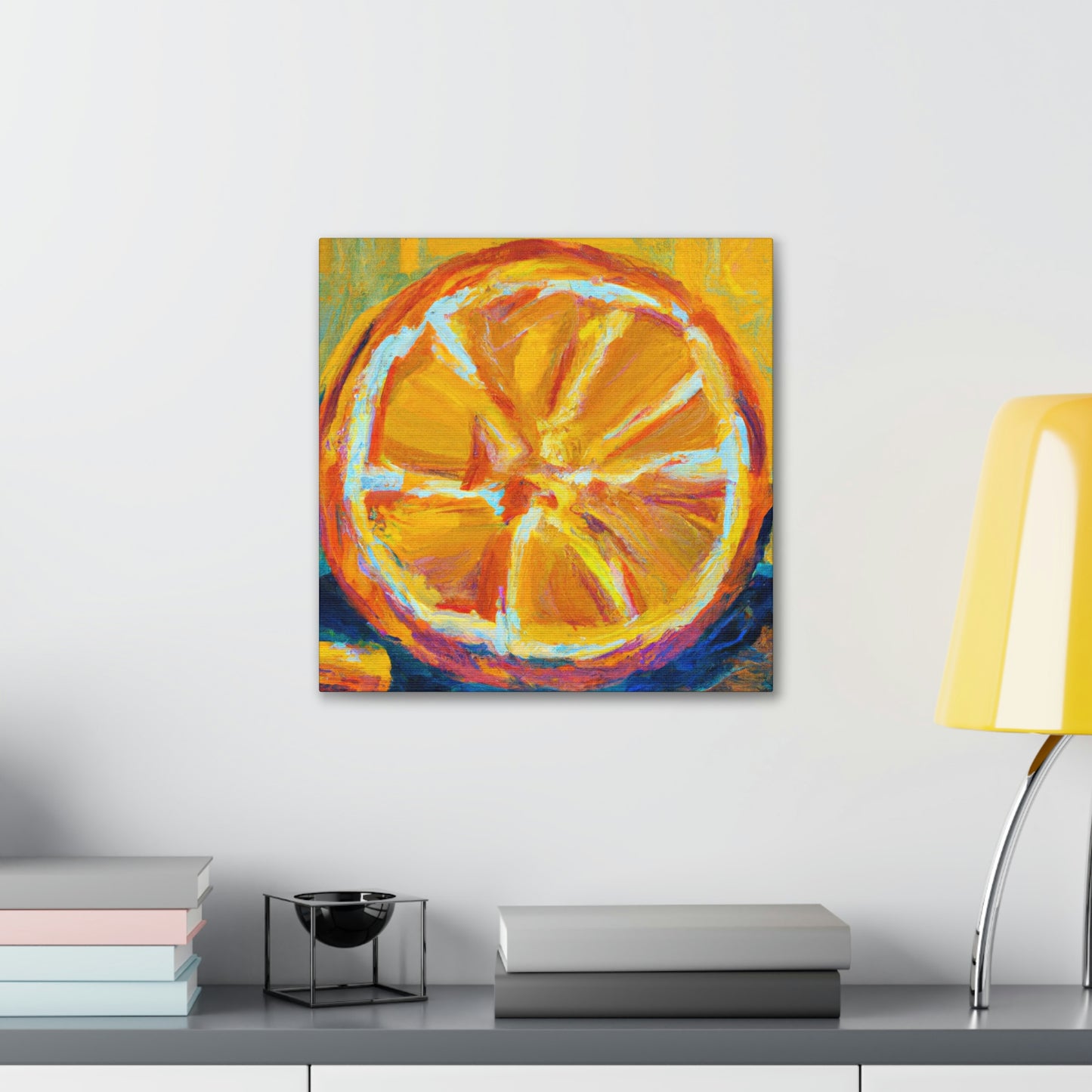 "Orange Glow of Expressionism" - Canvas