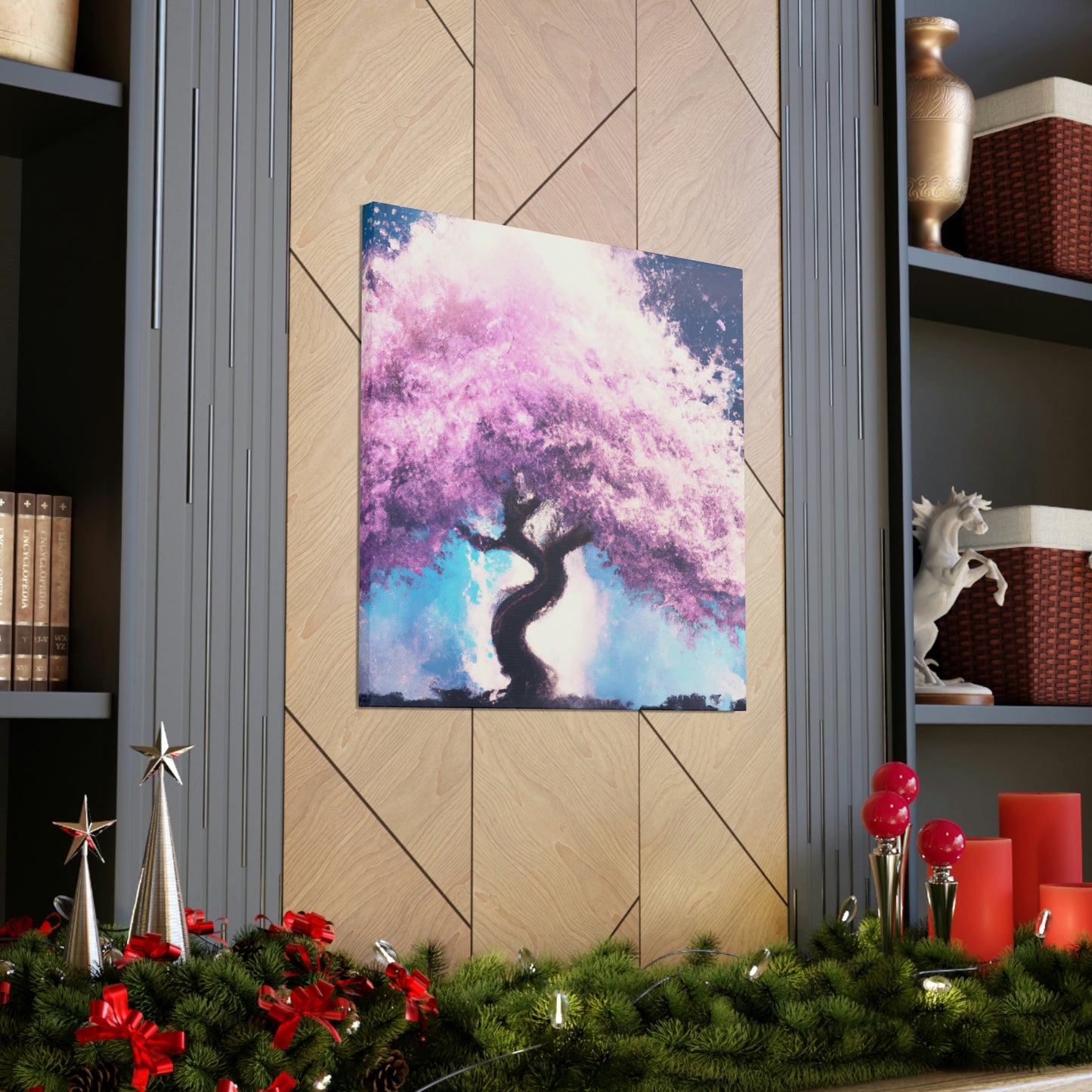 "Cherry Blossom Wonderment" - Canvas