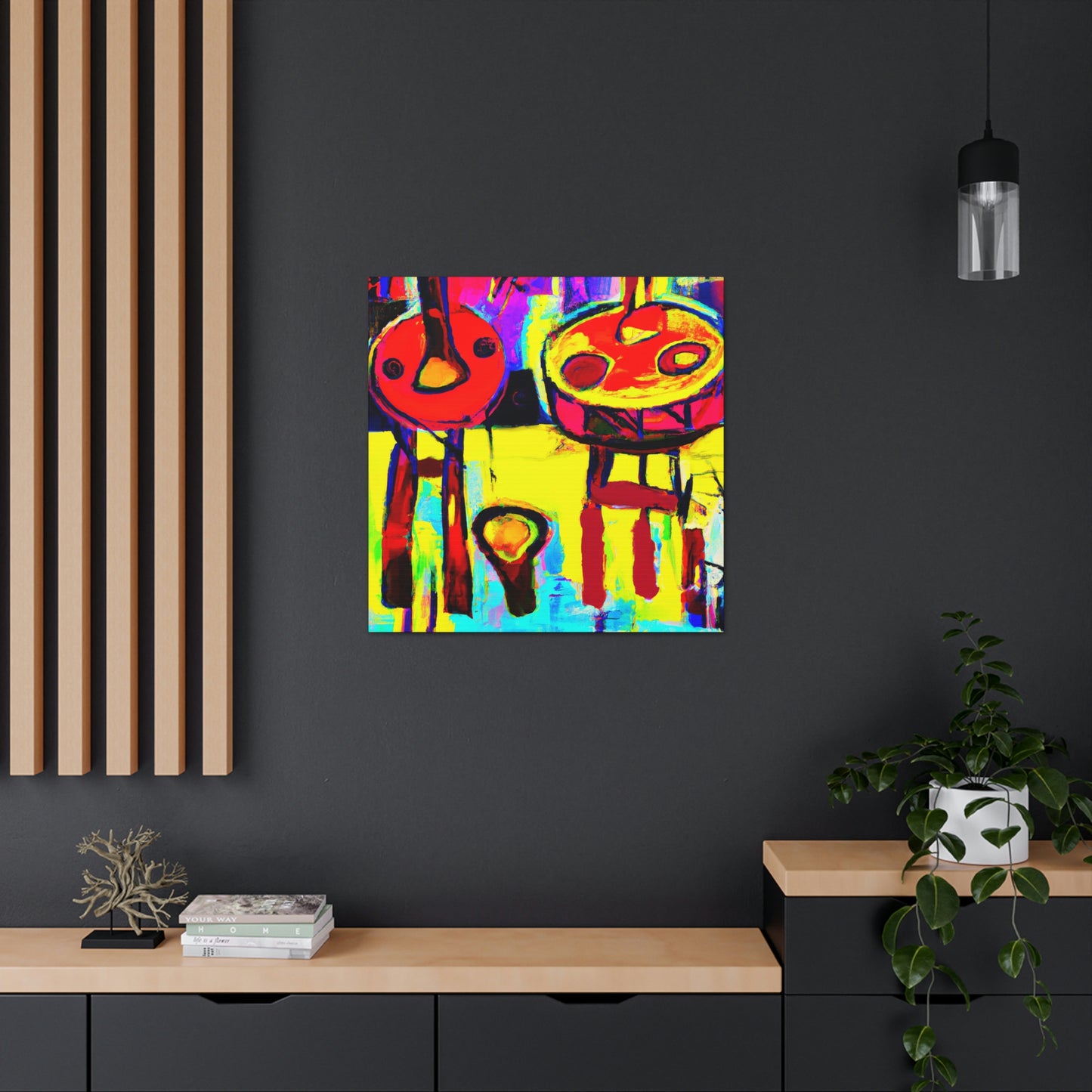 "Bongos in Abstraction" - Canvas