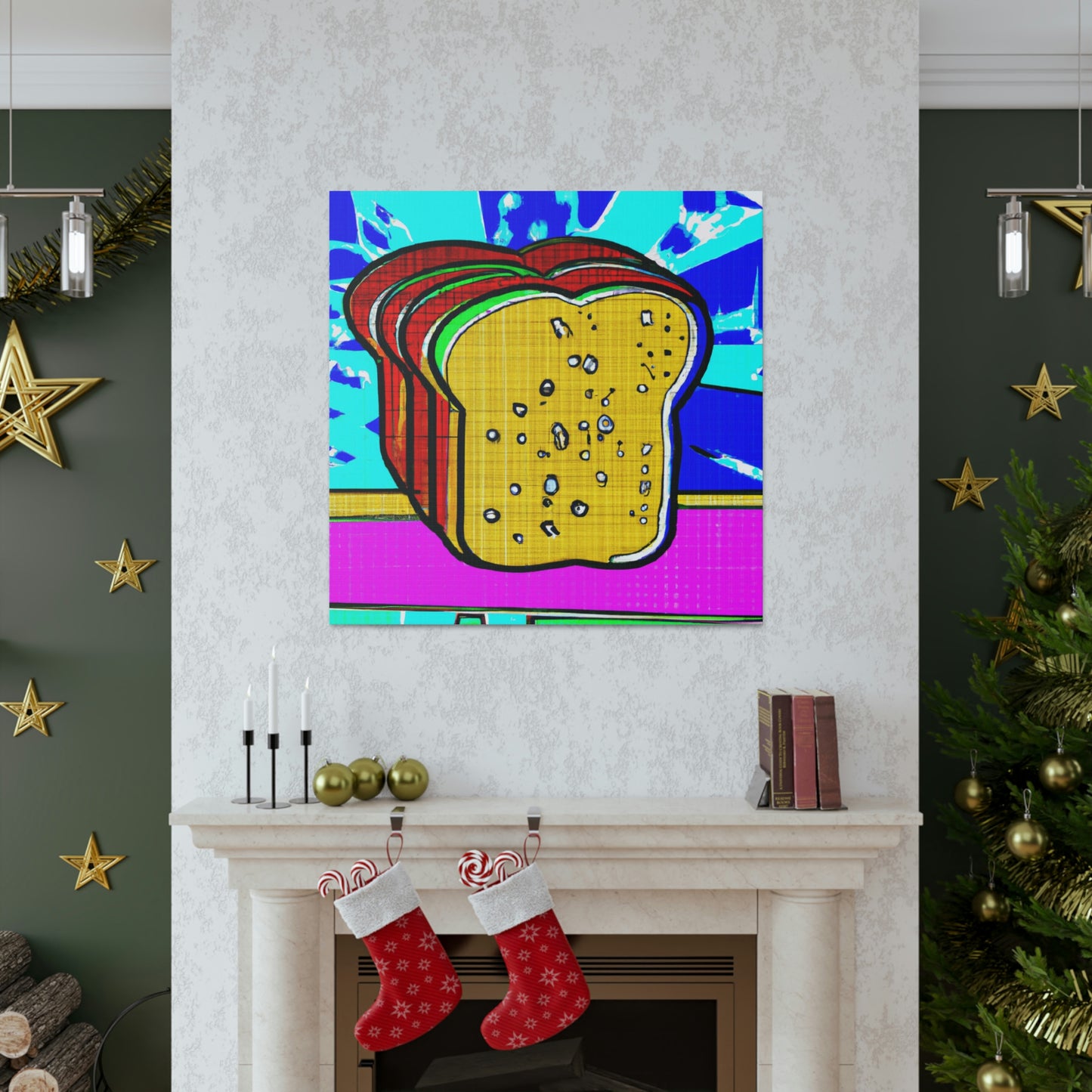 Bread in Pop Art - Canvas