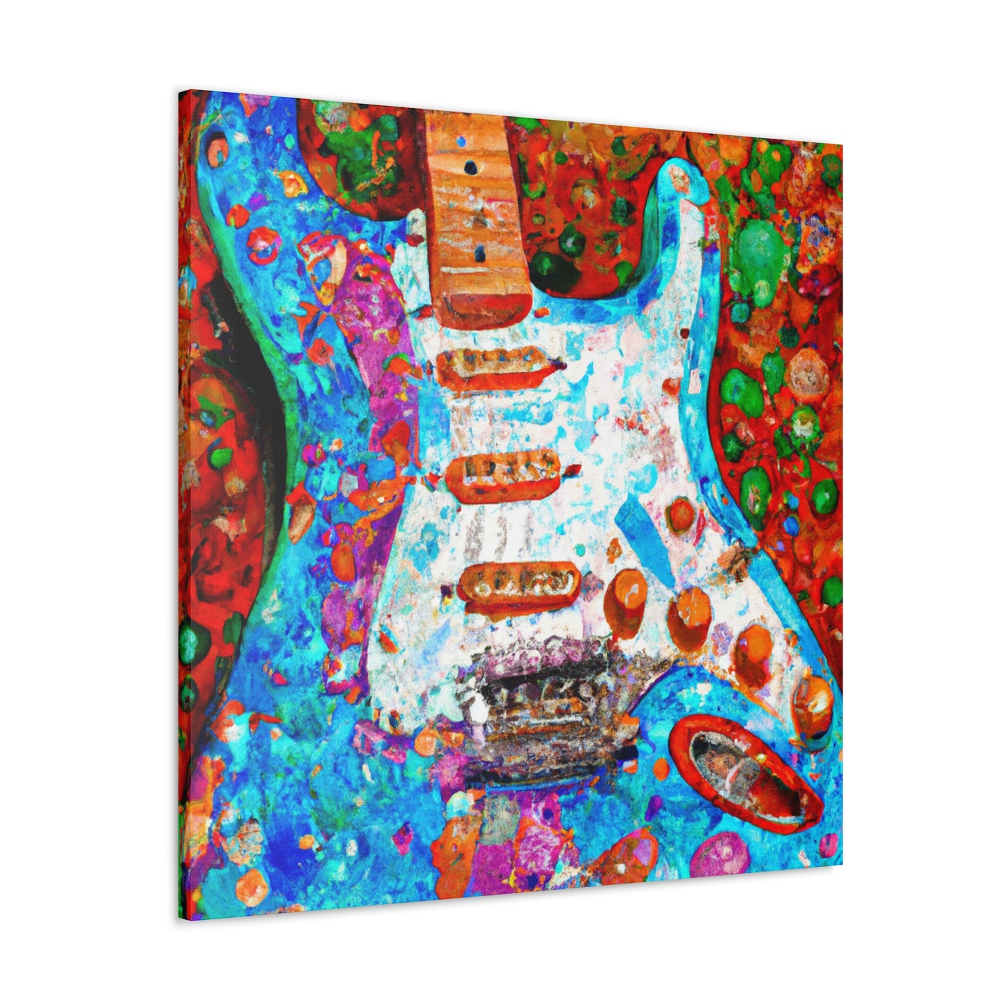 Fender's Expressionistic Vision - Canvas