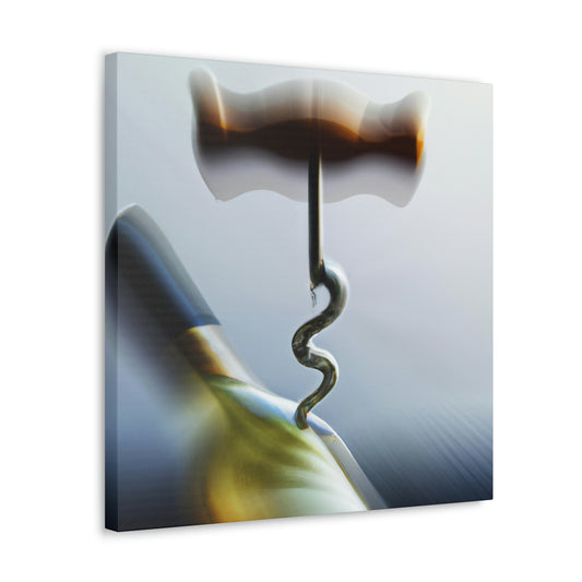 "Corkscrew in Abstract Art" - Canvas