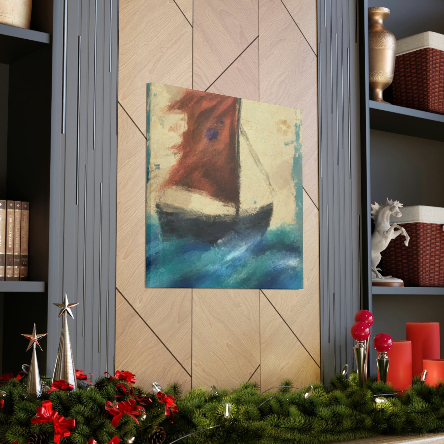 Sailing the Lonely Sea - Canvas