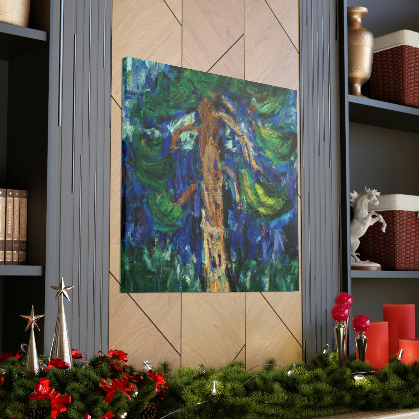 "Pine Tree Lyrical Magic" - Canvas