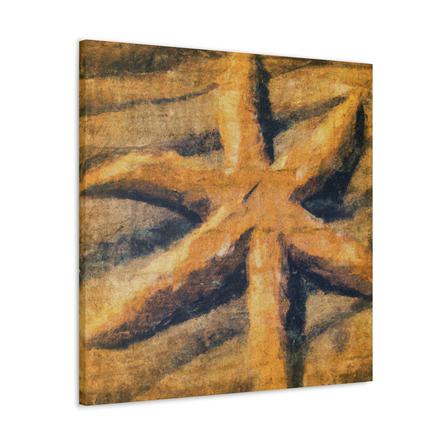 "Starfish Shimmer Shine" - Canvas