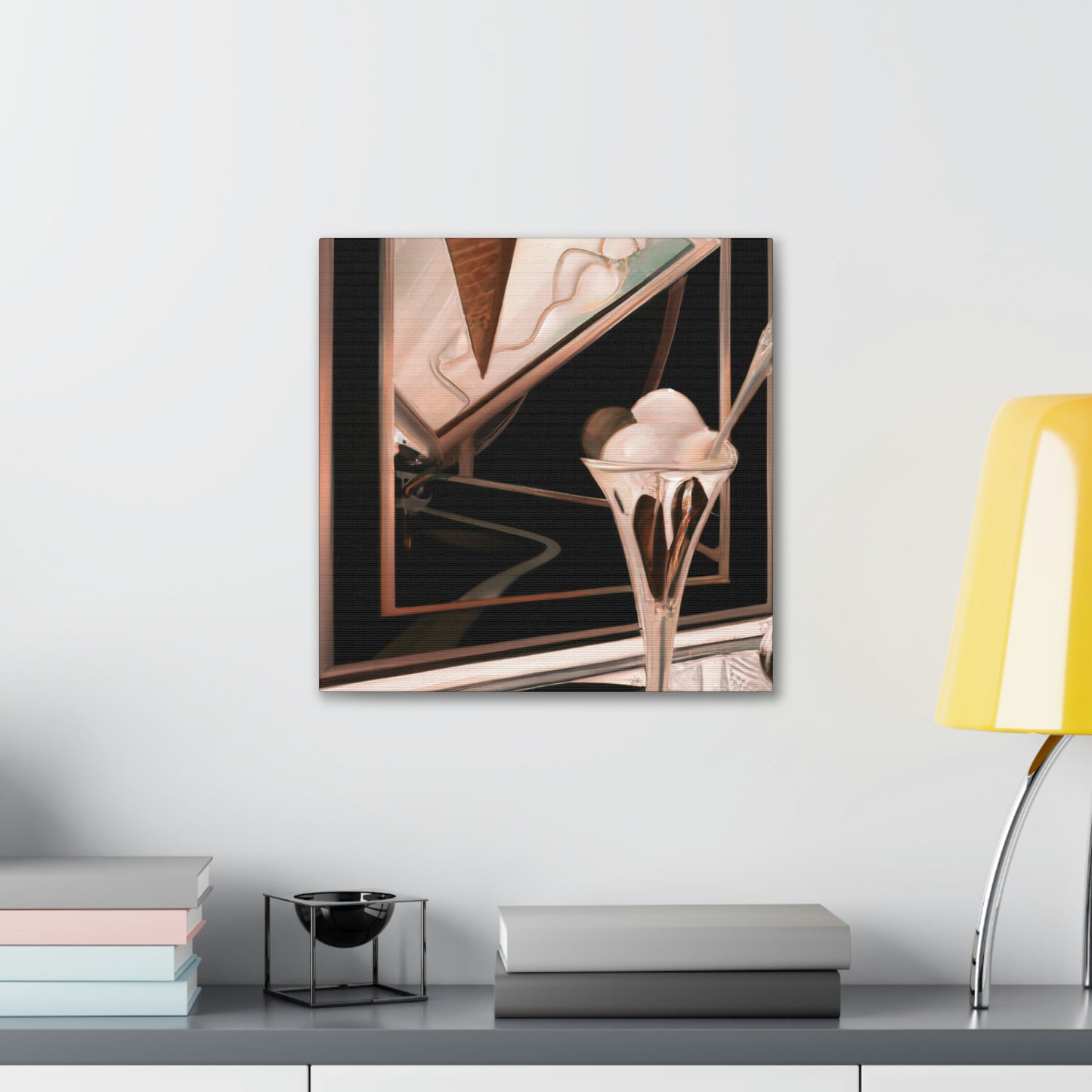 "Ice Cream Delight Deco." - Canvas