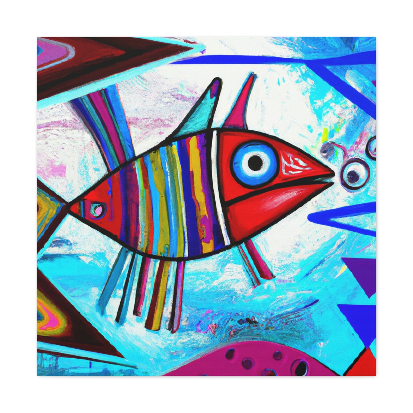 "Fish of the Unseen" - Canvas