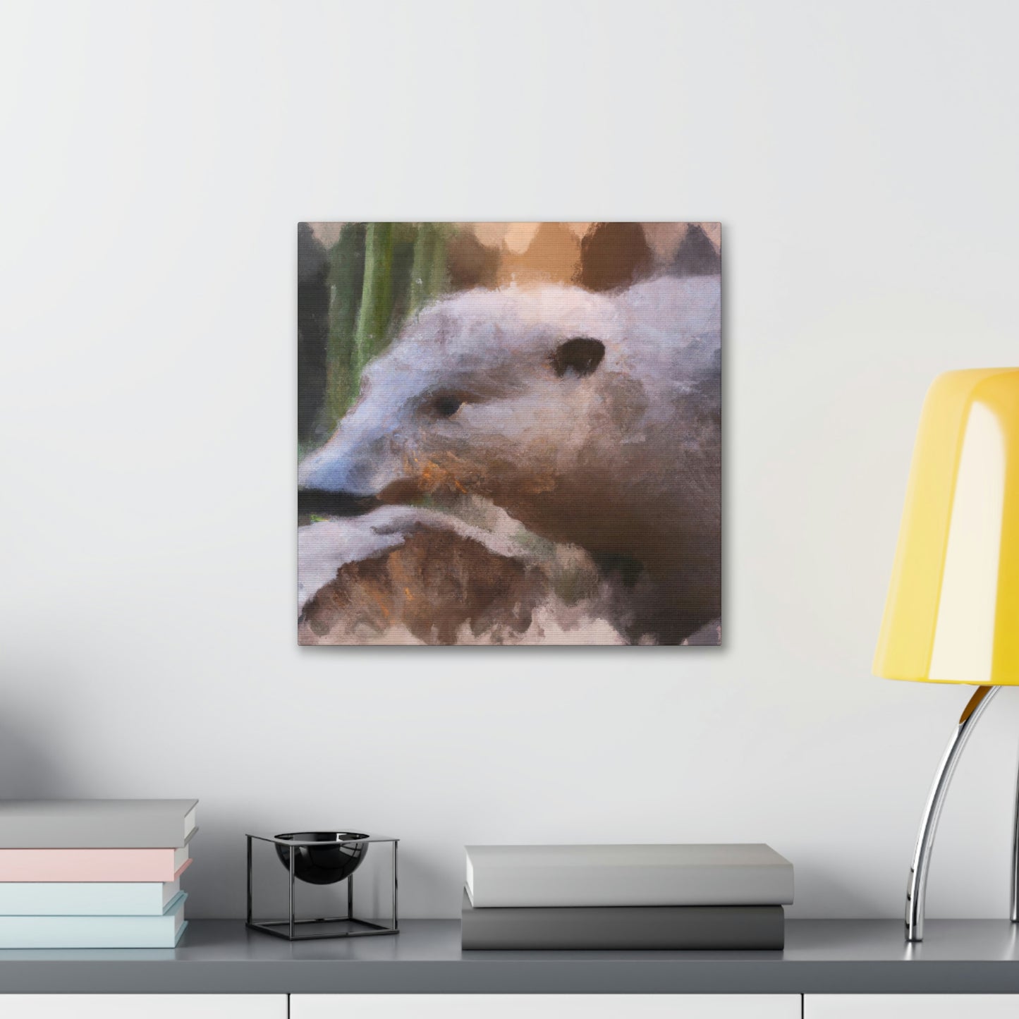 "Platypus Portrait Abstract" - Canvas