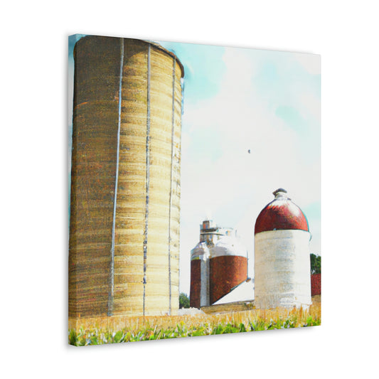 Silo in Techno-hue - Canvas