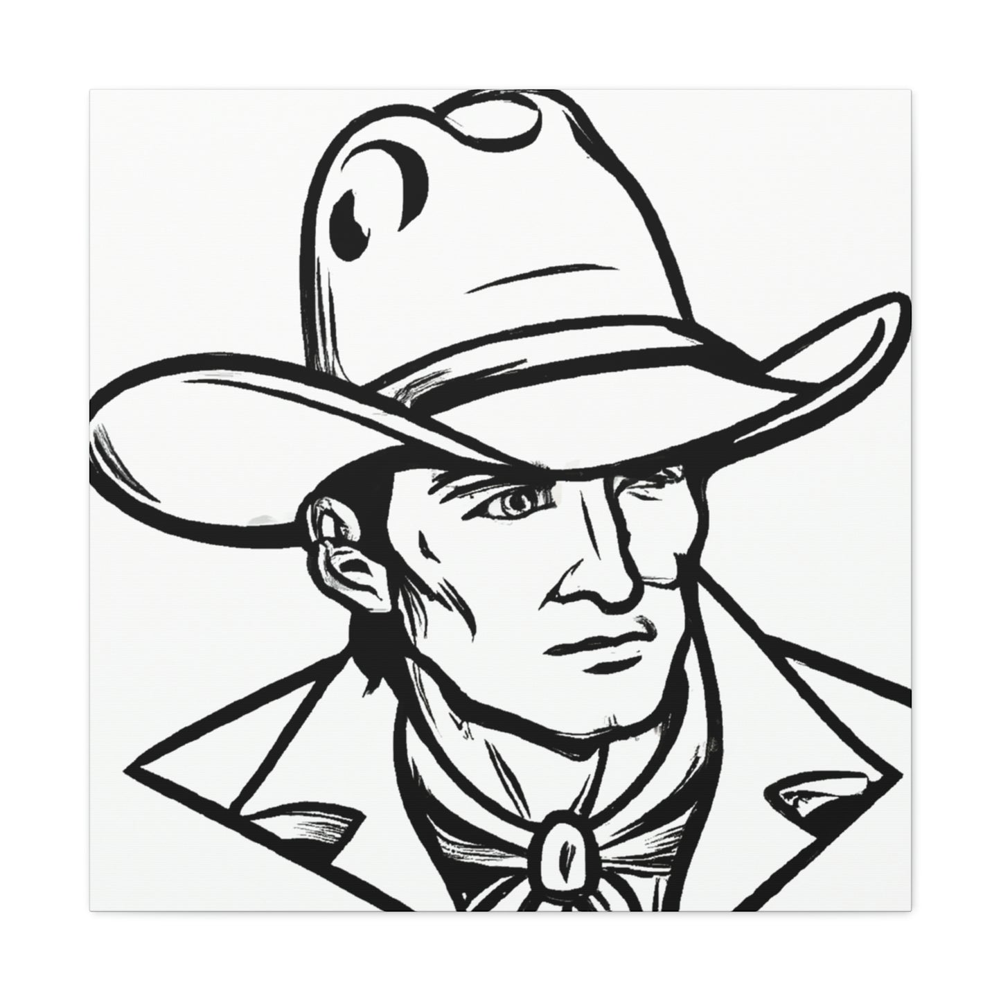 Cowboy Hat Neoclassicism - Canvas