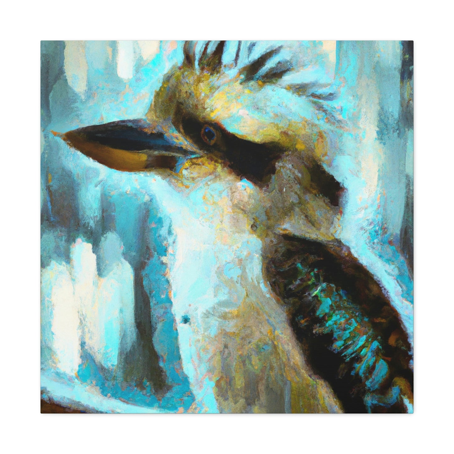 Kookaburra in Flight - Canvas