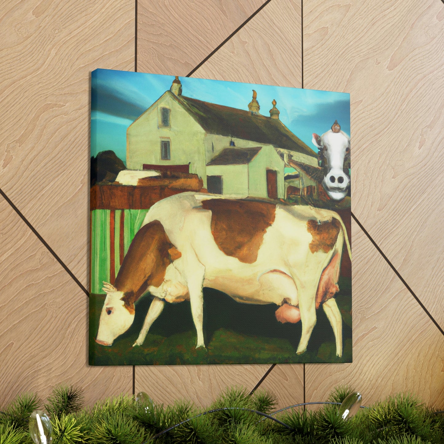 "Cow on the Pasture" - Canvas