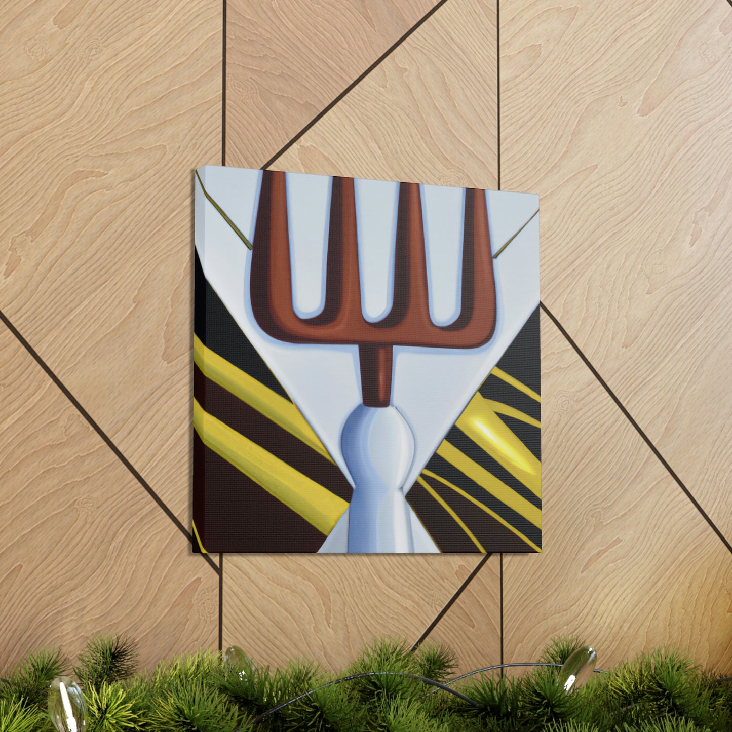 Golden Age Pitchfork Shine - Canvas