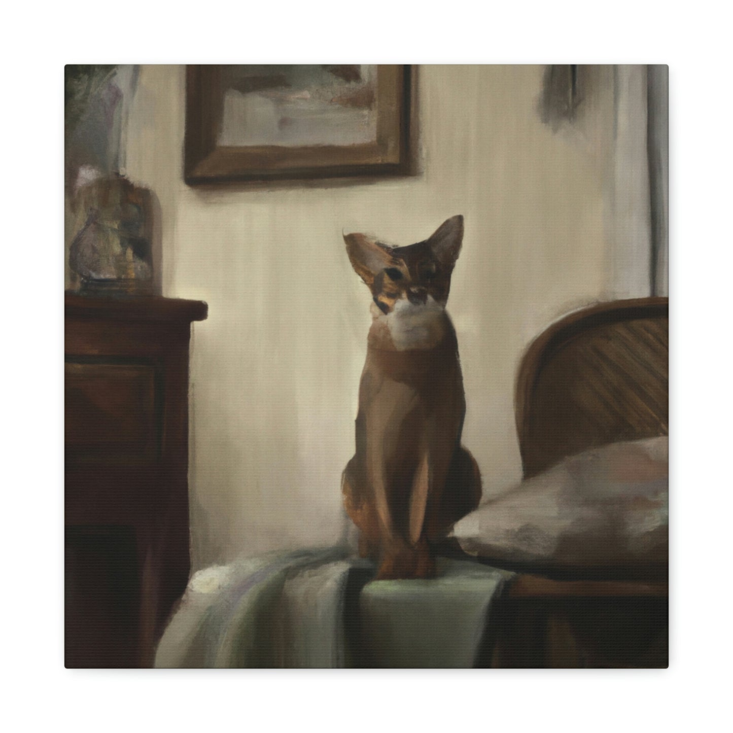 "Abyssinian Impressionist Dream" - Canvas