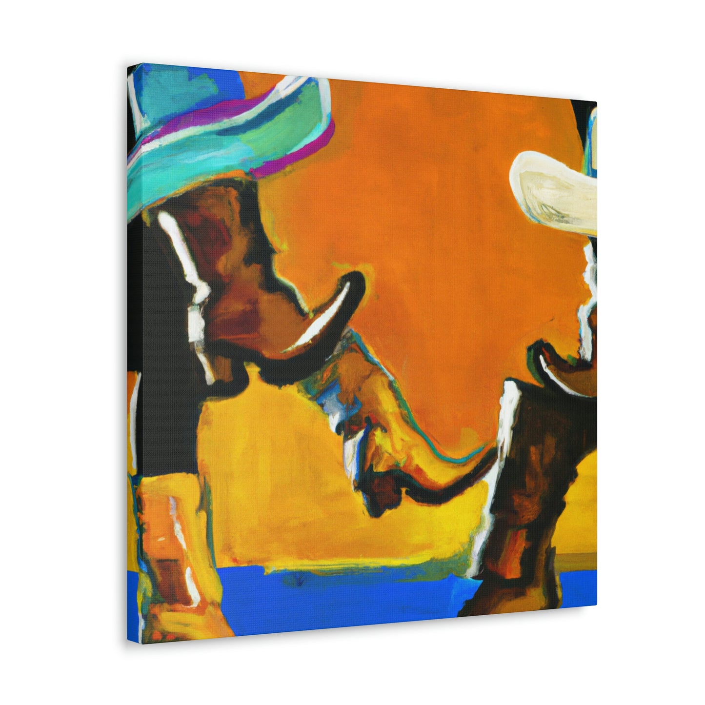 "Boots of Post-Impressionism" - Canvas