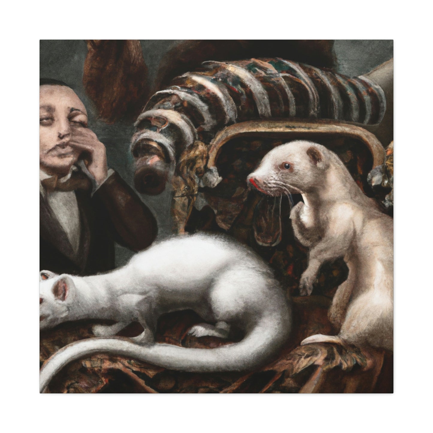 Ferret in Surreality - Canvas