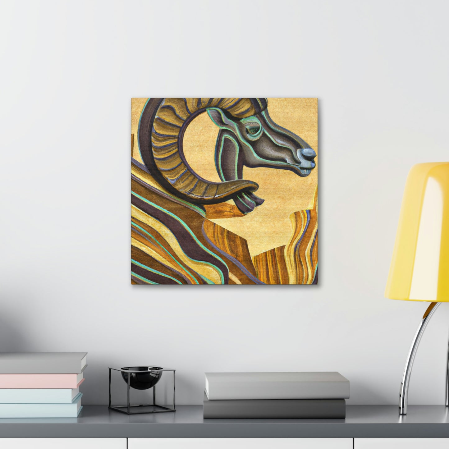 Mountain Majesty Bighorn - Canvas