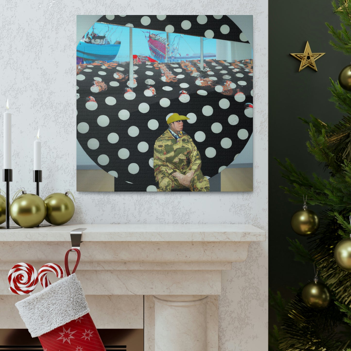 Seabee in Uniform - Canvas