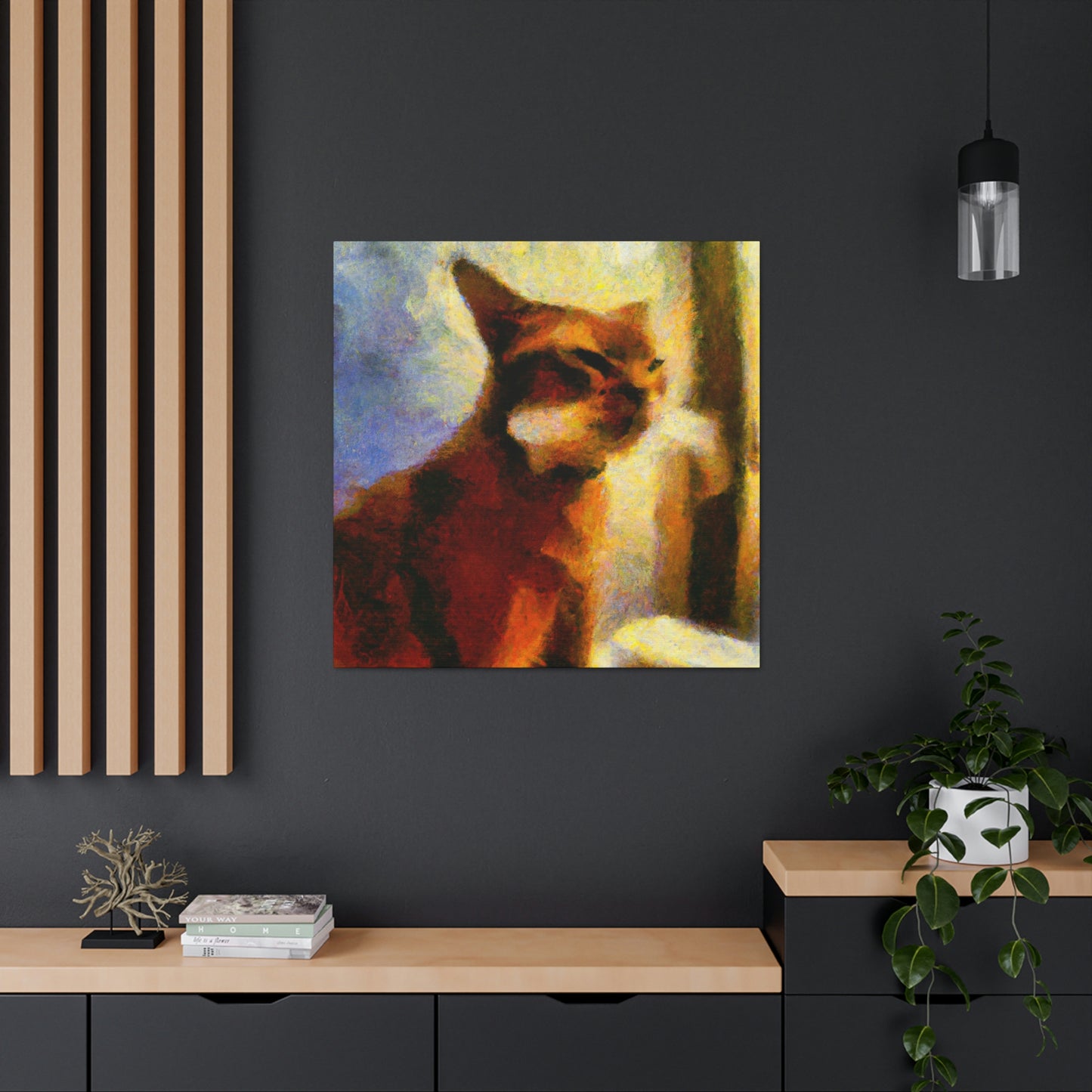 Abyssinian Splendor Portrayed - Canvas