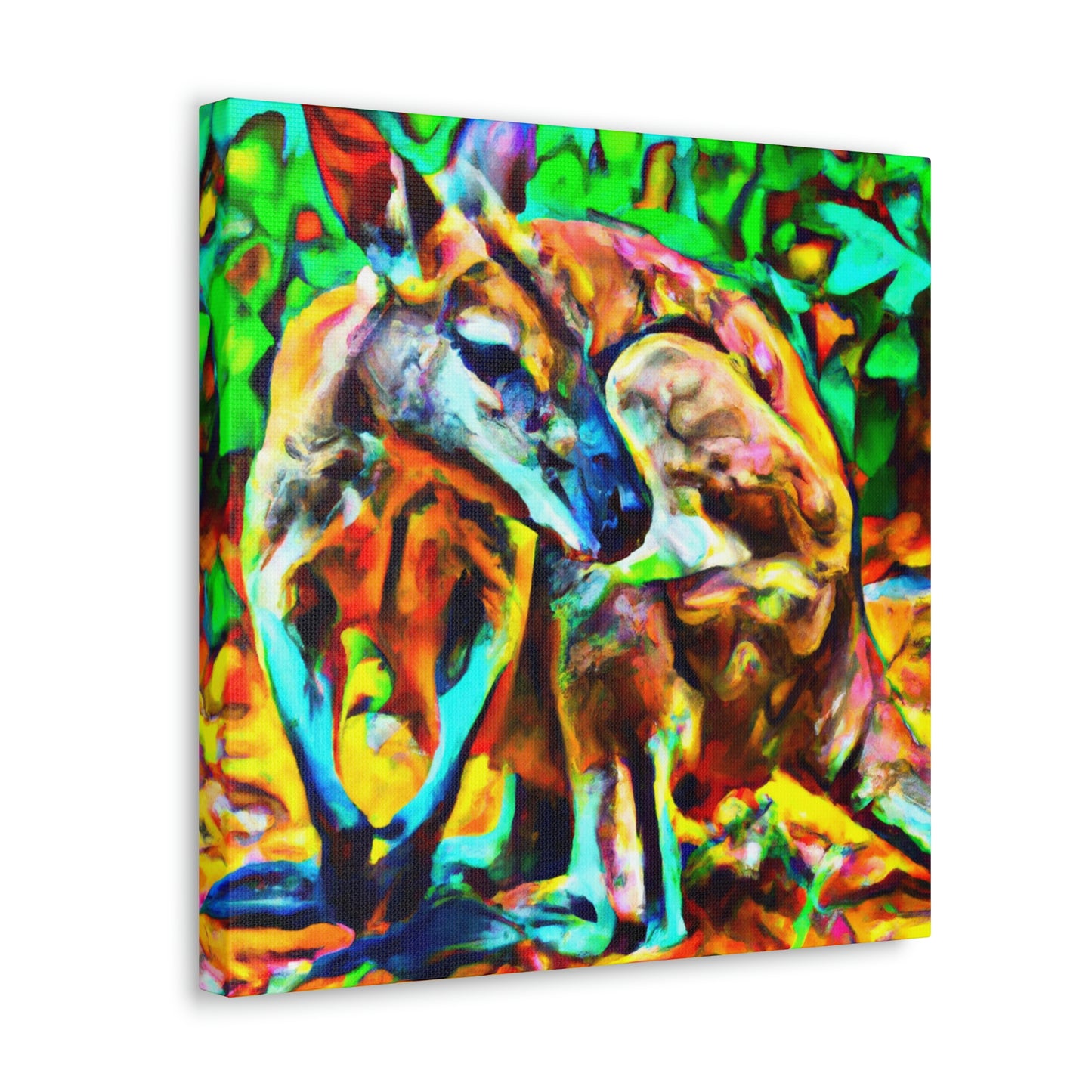 Wallaby in the Wild - Canvas