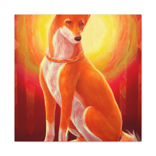 "Dazzling Dhole Deco" - Canvas