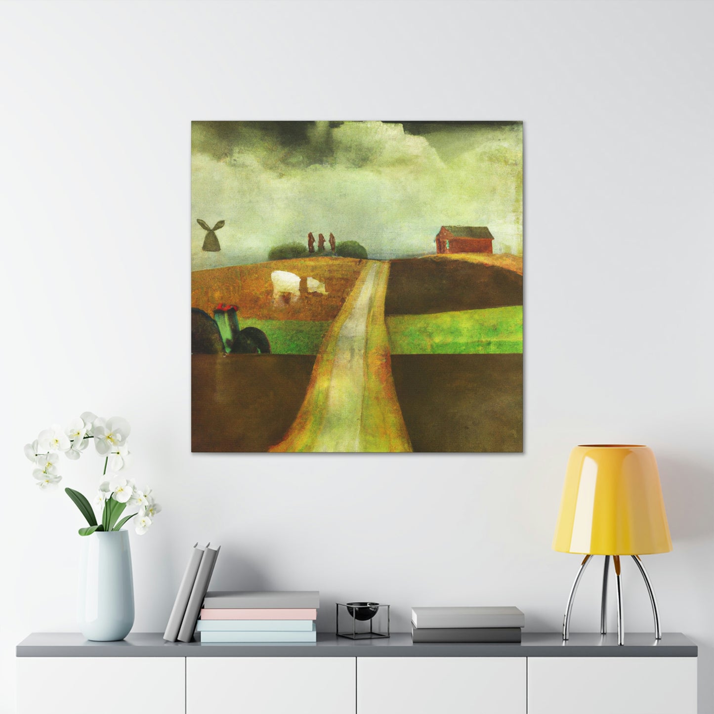 Country Road Dreamscape - Canvas