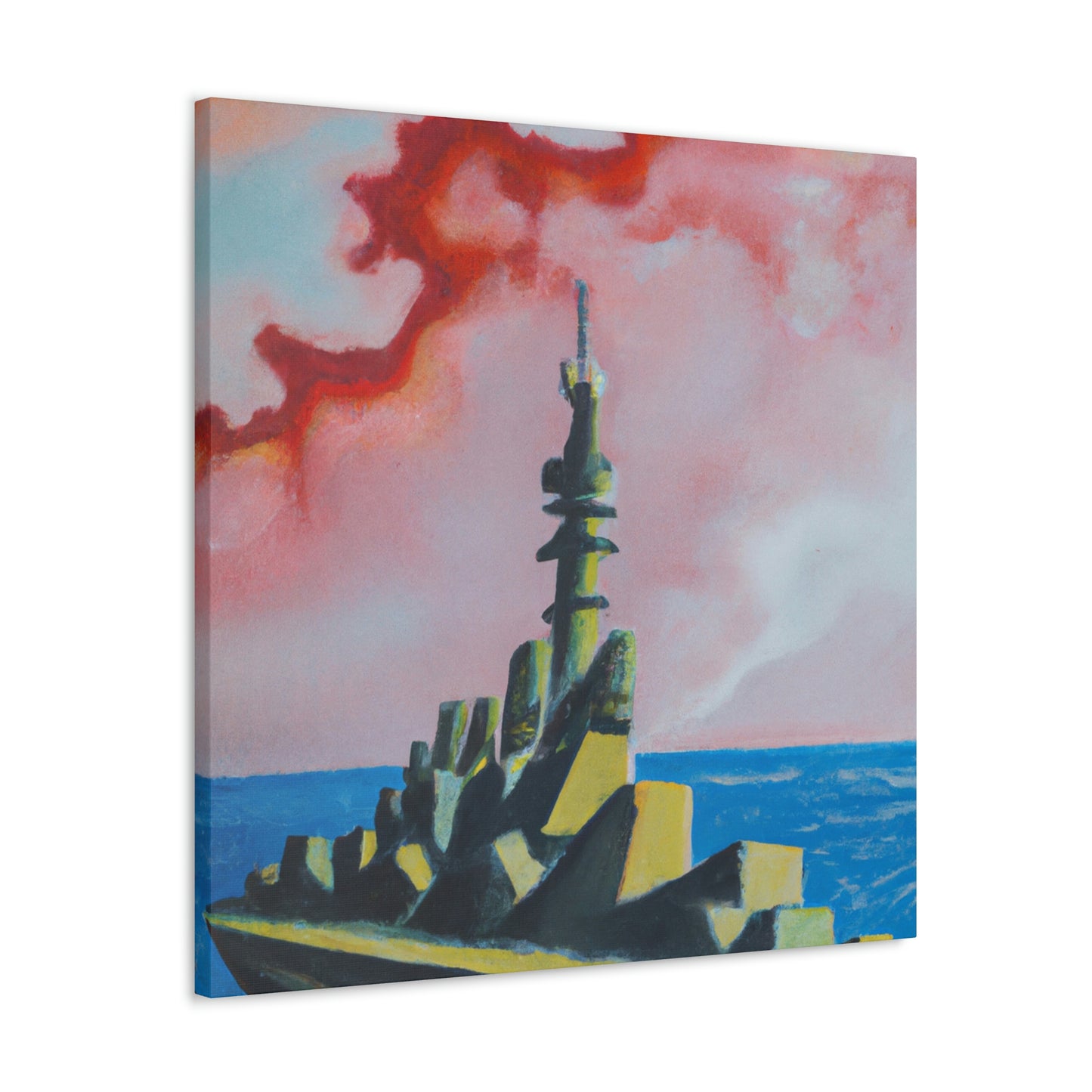 "Battleship Pop Art" - Canvas