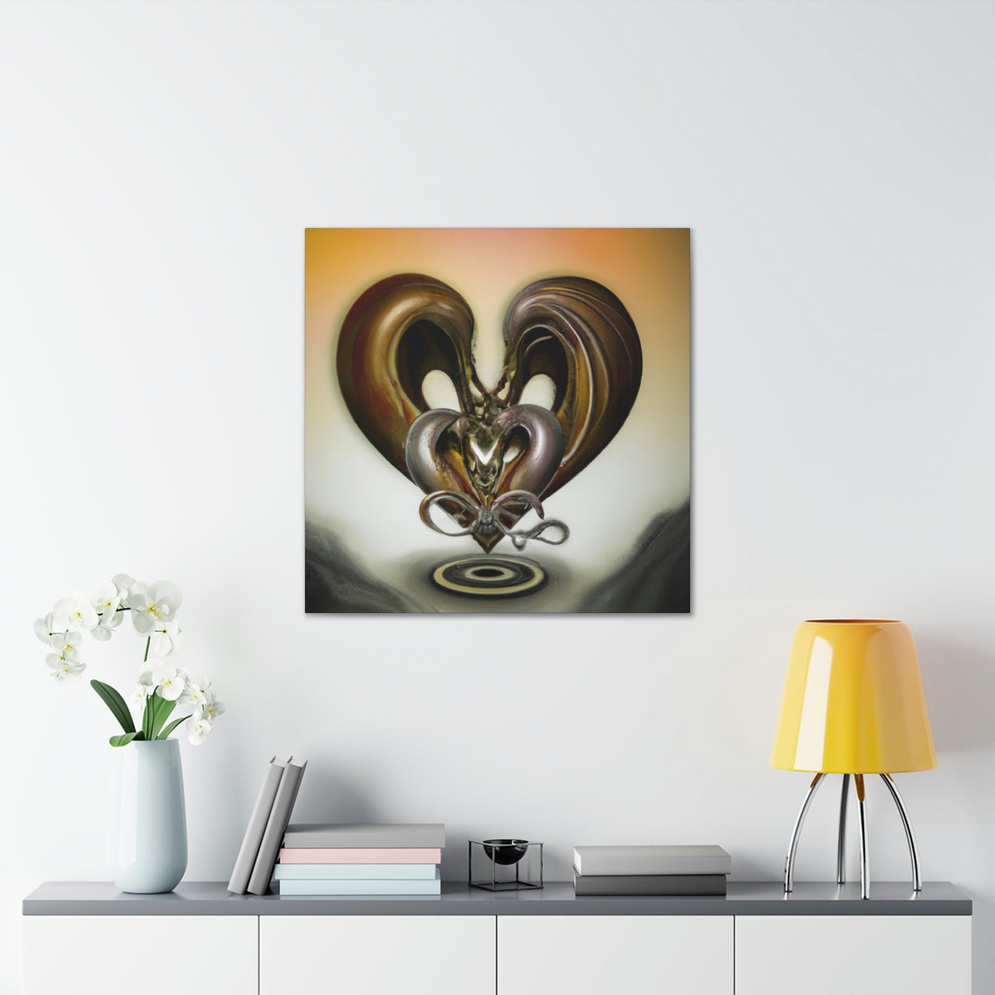 Intertwined Hearts Unite - Canvas