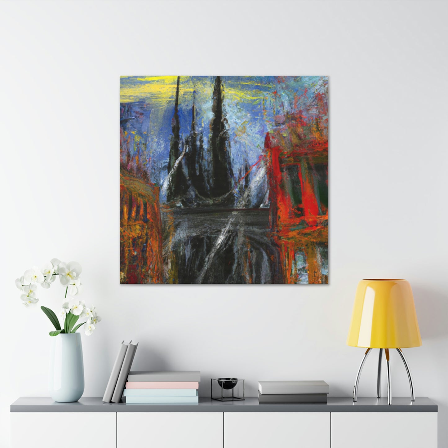 "Gothic Mystery Expressionism" - Canvas