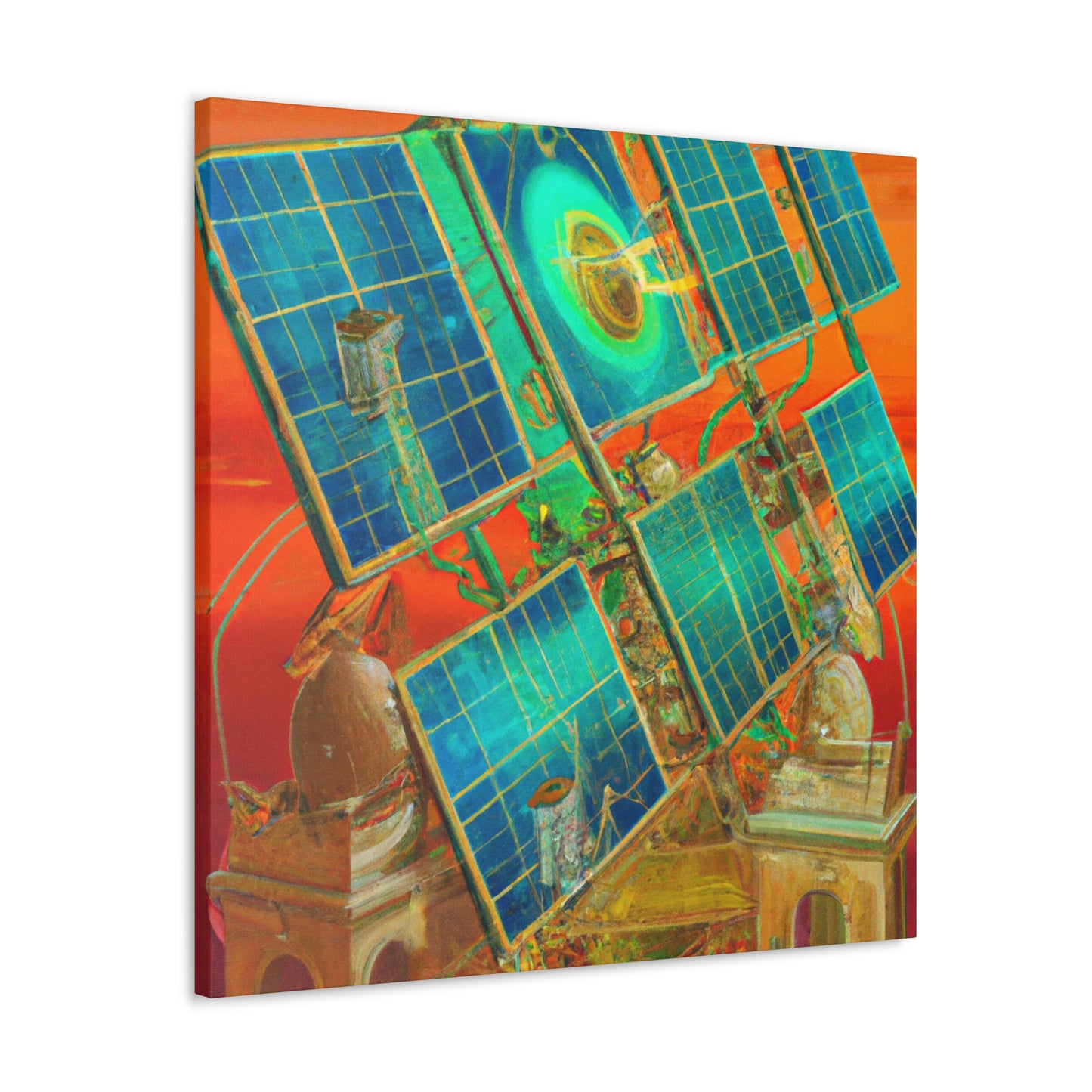 "Electrifying Solar Panel" - Canvas