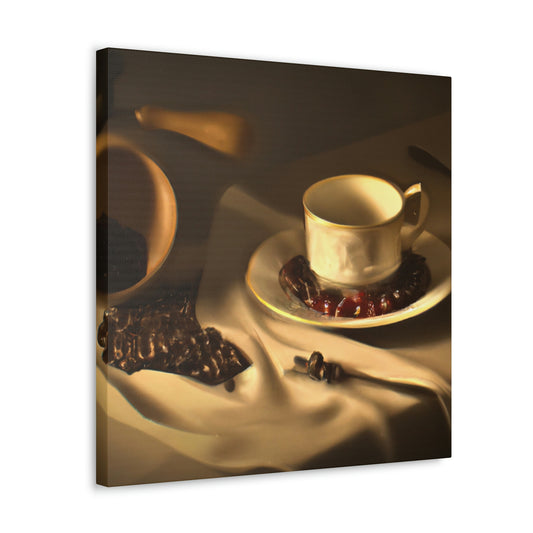 Coffee in Morning Light - Canvas