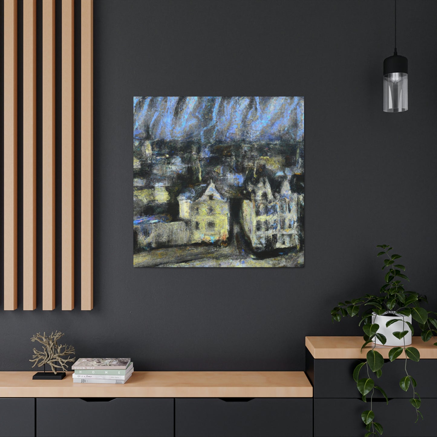 "Victorian Dreamscape Portrayal" - Canvas