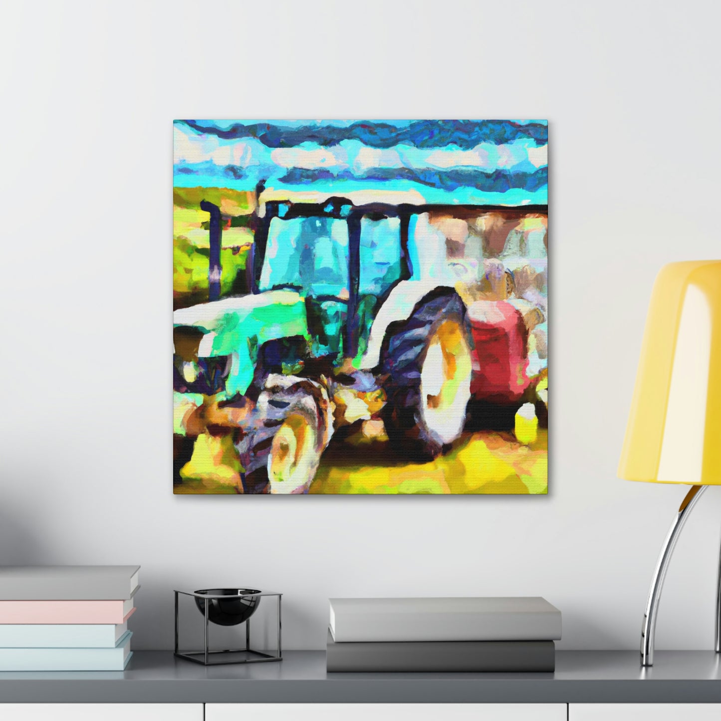 A Tractor's Endurance - Canvas