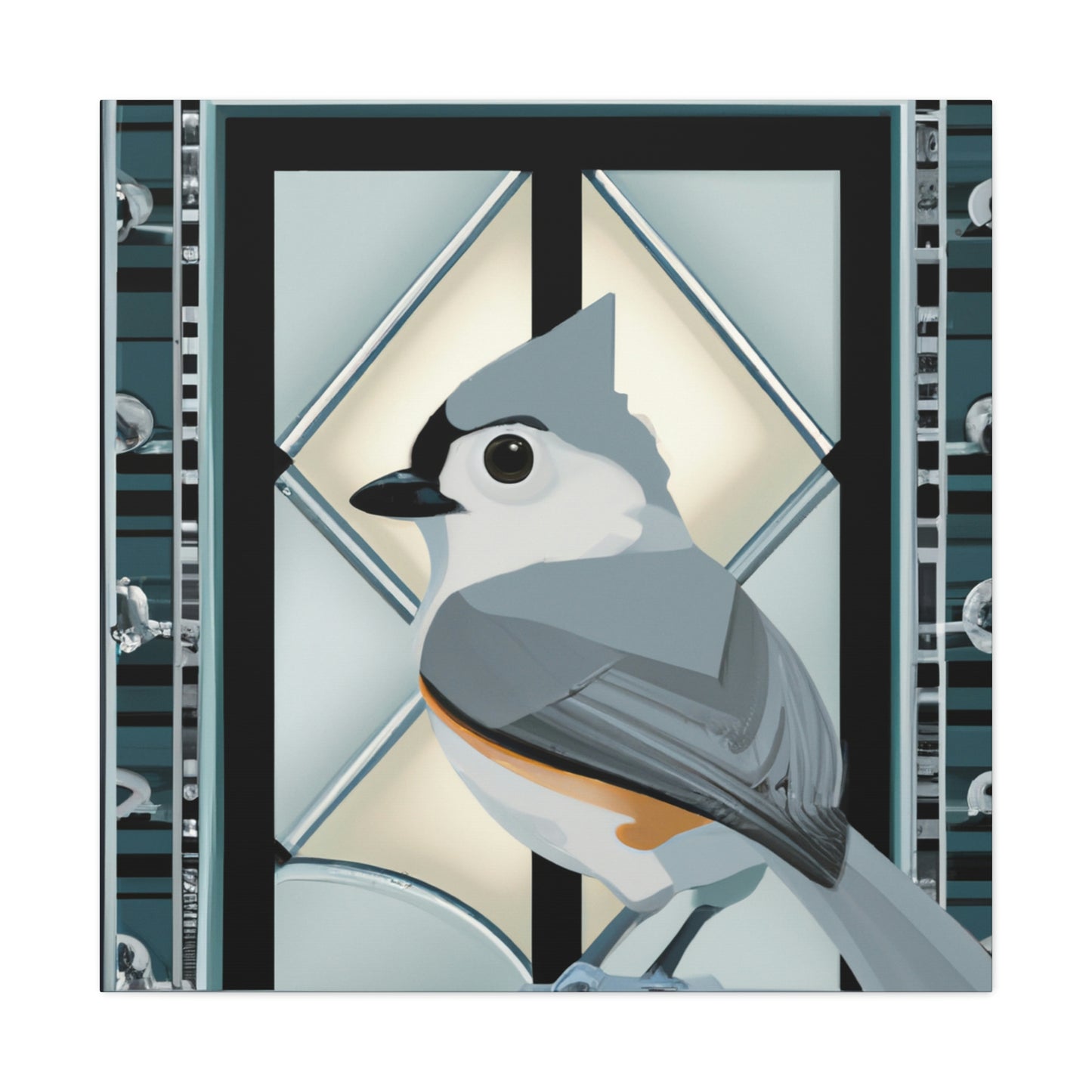 "Tufted Twenties Titmouse" - Canvas