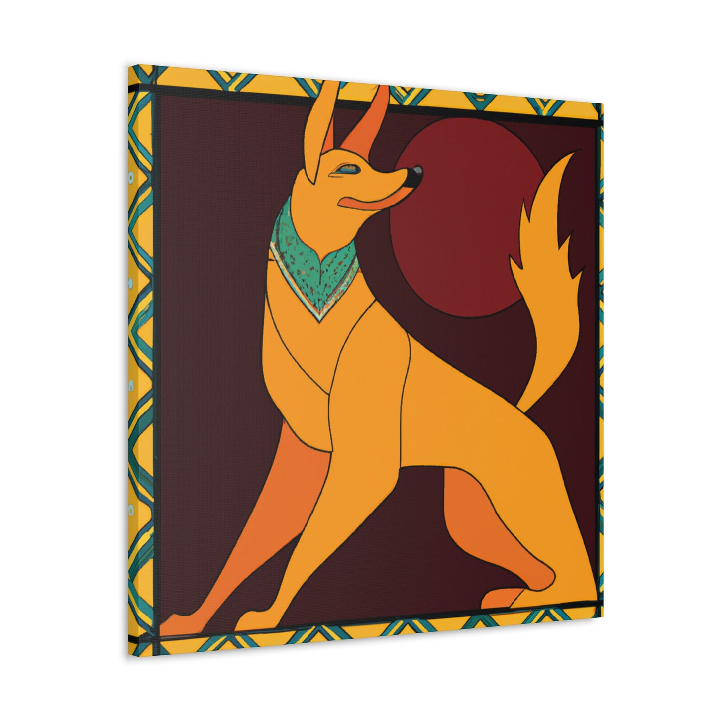 "Dhole's Deco Dream" - Canvas