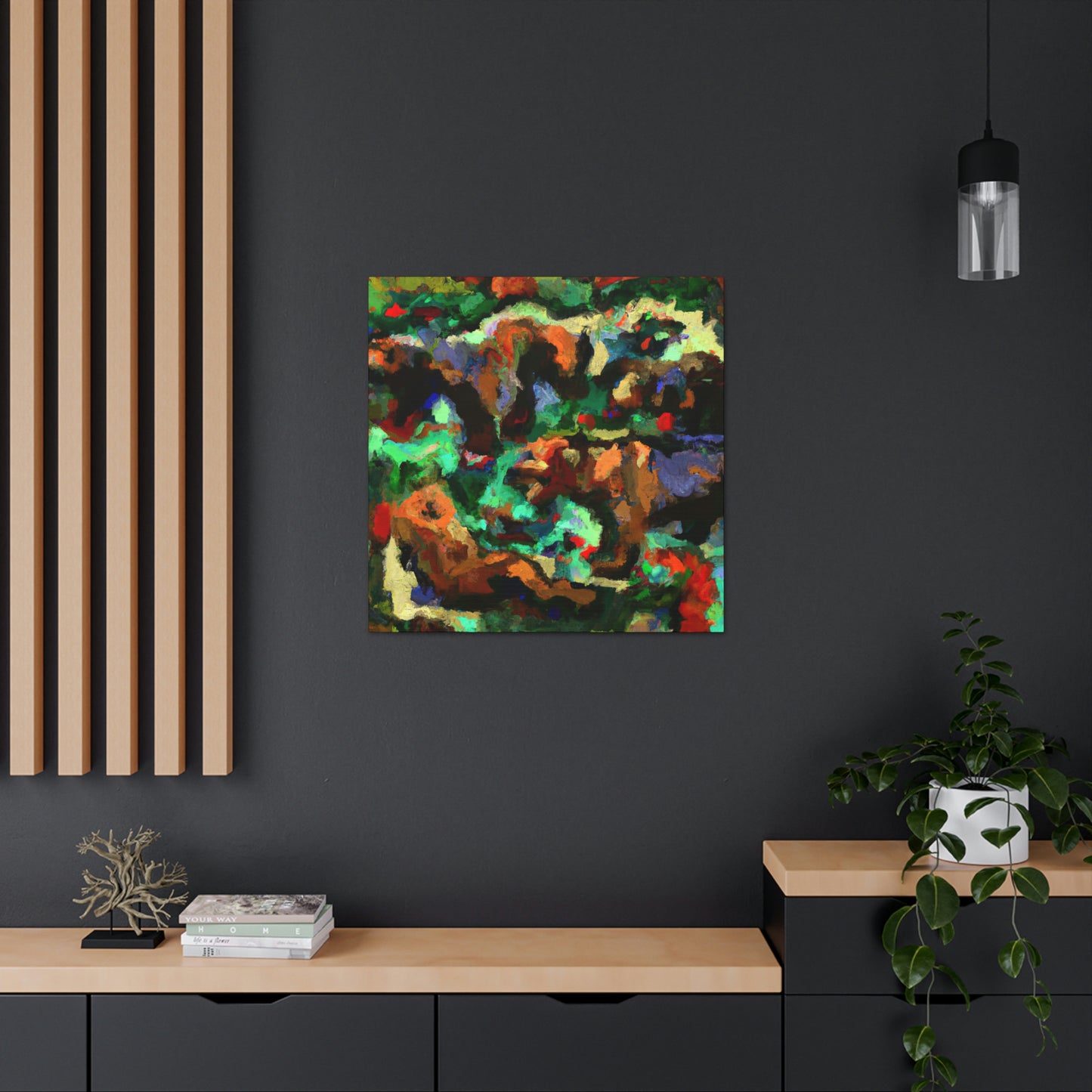 Grizzly Bears Abstraction - Canvas