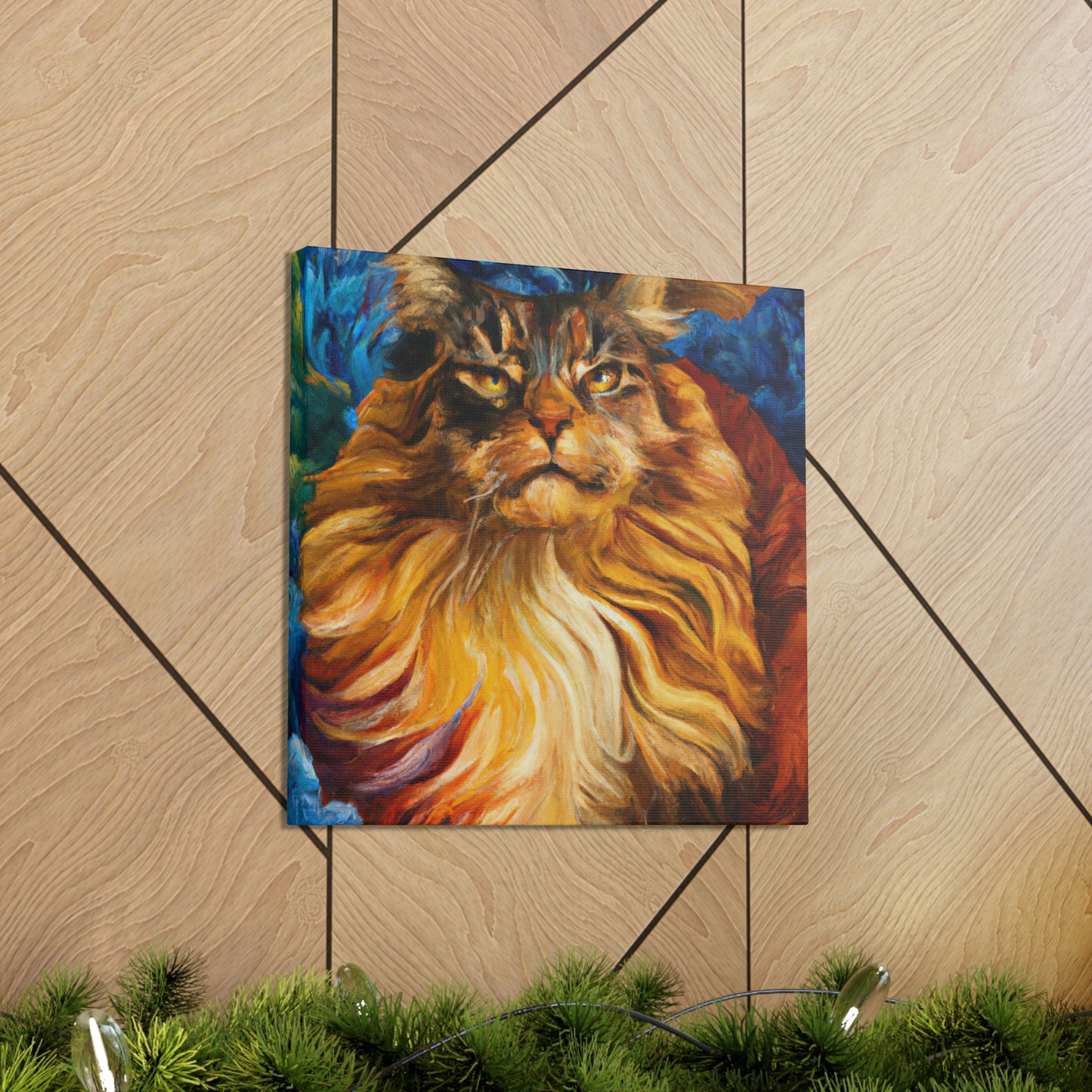 Maine Coon Majesty - Canvas