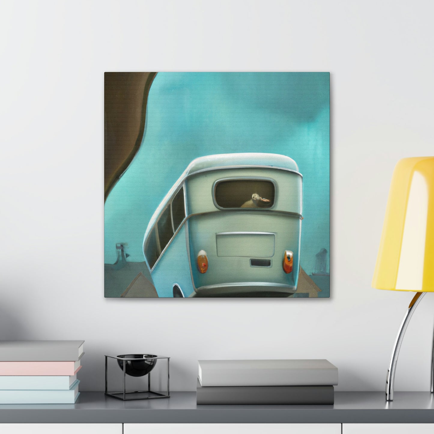 "Camper Van Onward Travel" - Canvas