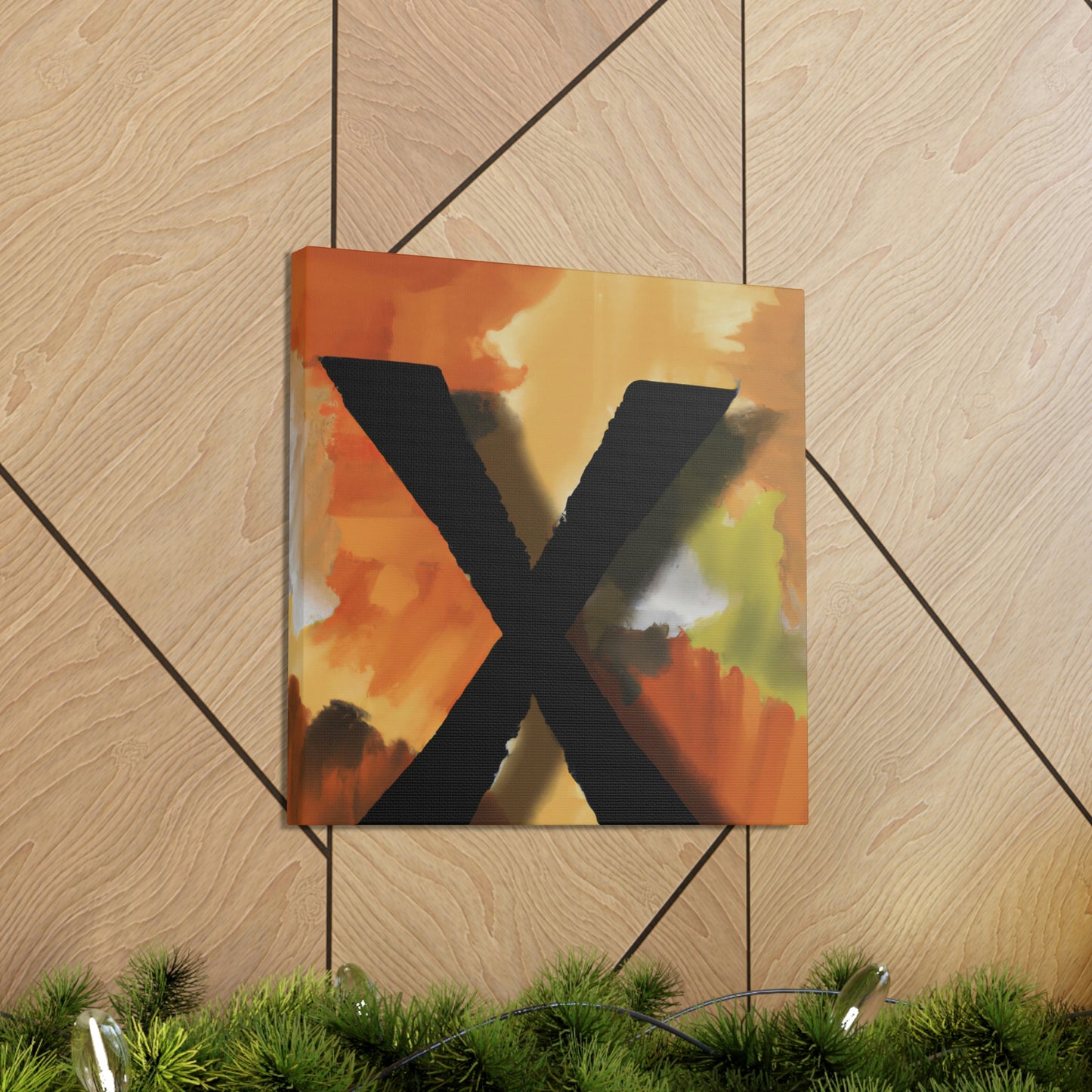 X in Reflection Series - Canvas