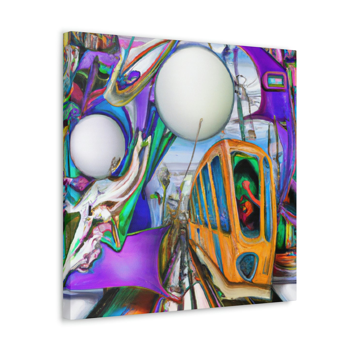 "Tram of Surreal Dream" - Canvas