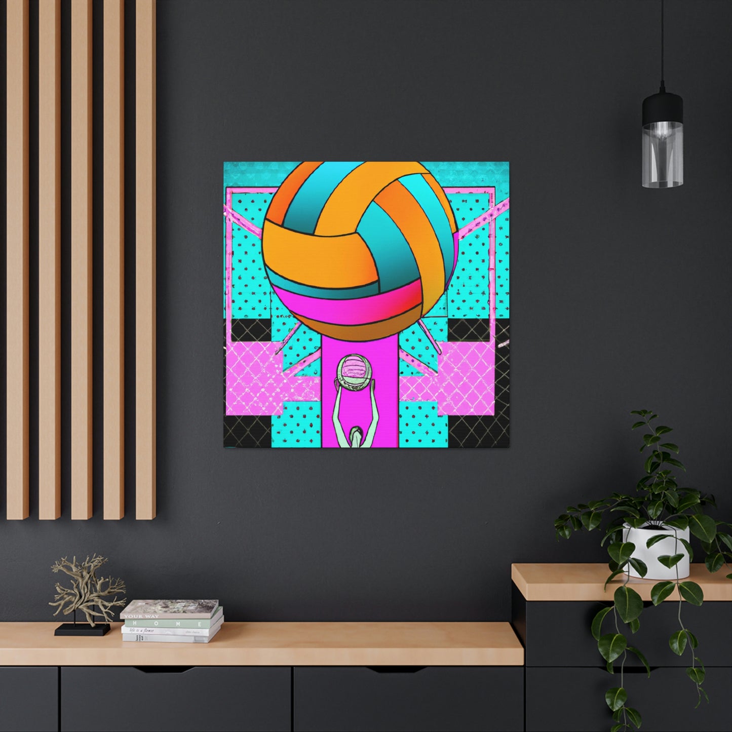 "Volleyball on the Beach" - Canvas