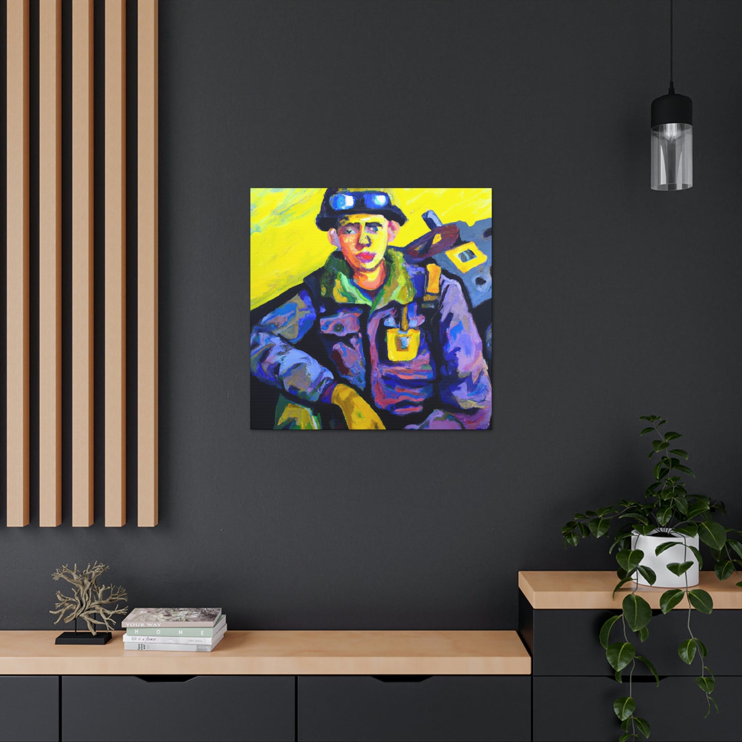 "Stoic Bomb Disposer" - Canvas