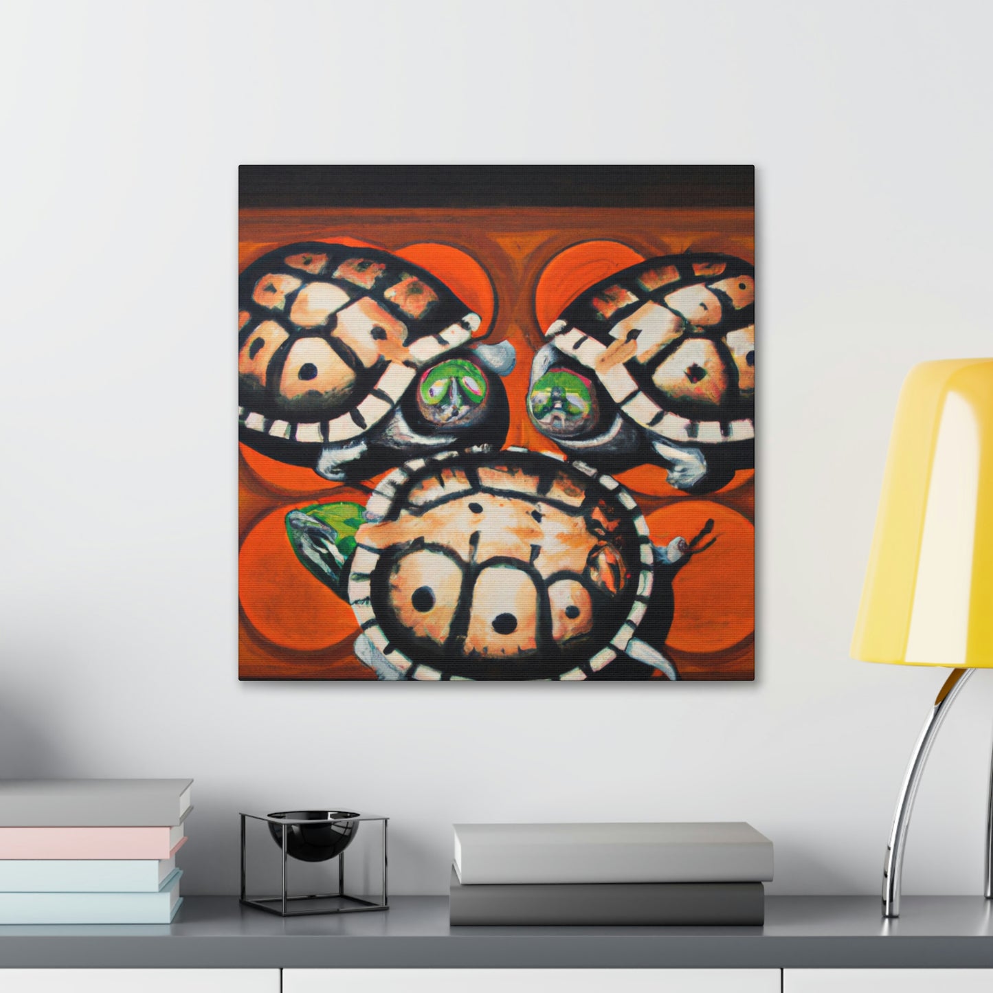 Turtle Majesty Portrait - Canvas