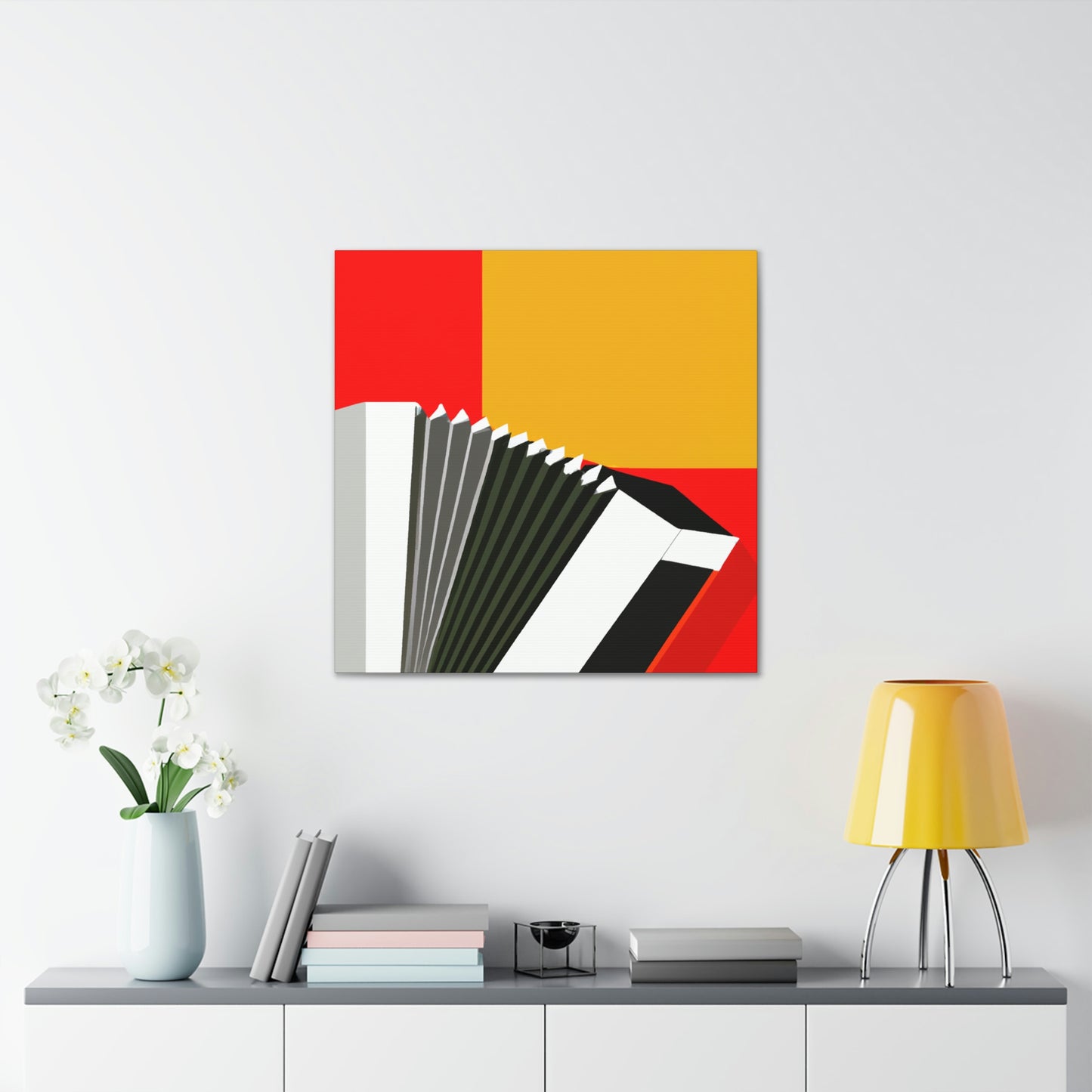 "Accordion Minimalism" - Canvas