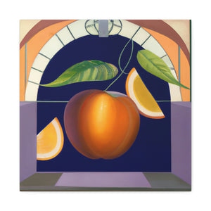 "Lush Art Deco Fruit" - Canvas