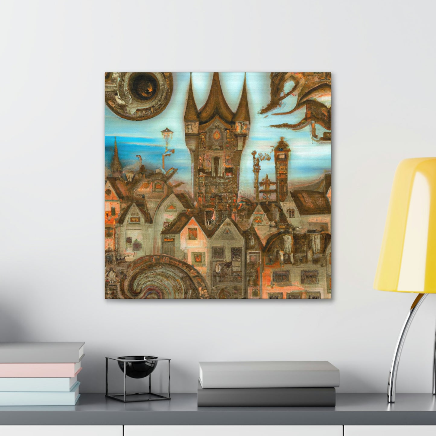 "Tudor Clockwork Dream" - Canvas