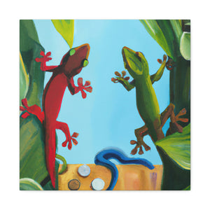 "Geckos on Canvas" - Canvas