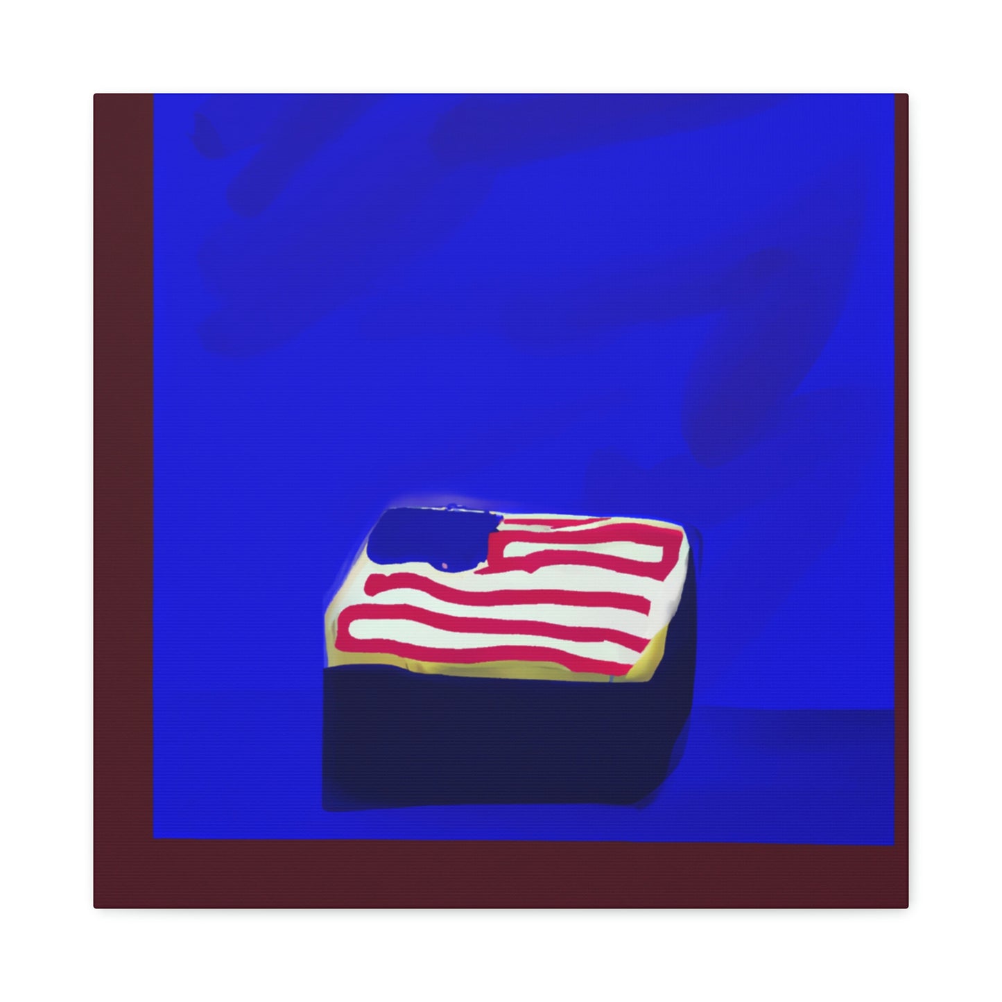 Red, White, Blue. - Canvas