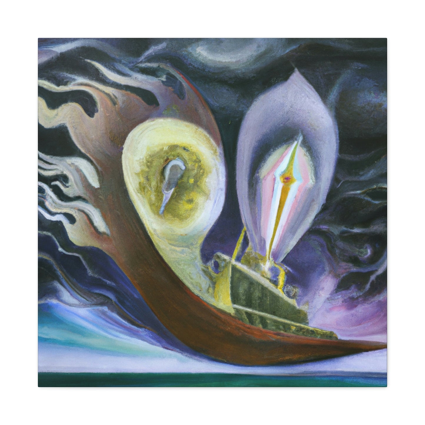 Stormy Ocean Voyage - Canvas