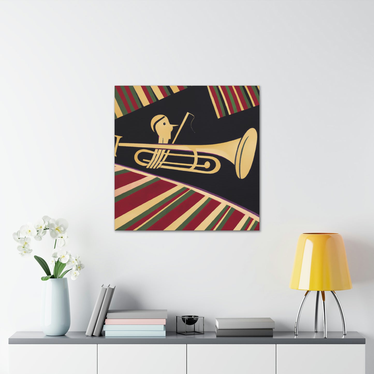 Resounding Jazz Trumpets - Canvas